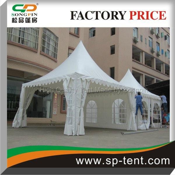 Hot-sale 10*10 pagoda tent home garden made by songpin