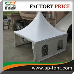 PVC 3*3m Pagoda Tent with Sidewalls and