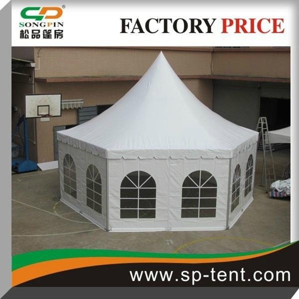 Hot-sale  high quality factory price hexagon  pagoda tent for sale