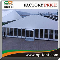 Big event tent for wedding party and