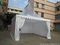 2015 new design 5*5m pagoda tent with transparent sidewall and cover 5