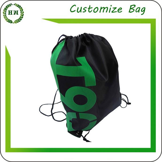 Non woven drawstring bag with your printing design backpack