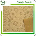 100 polyester emboss microfiber crepe suede fabric for sofa ang pillow case