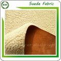 Bonded microfiber fabric faux suede for sofa furniture and garment 2