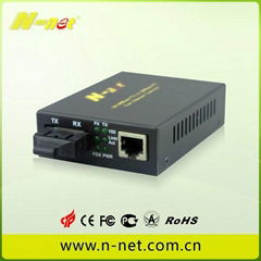 10/100M unmanaged single fiber single mode fiber media converter