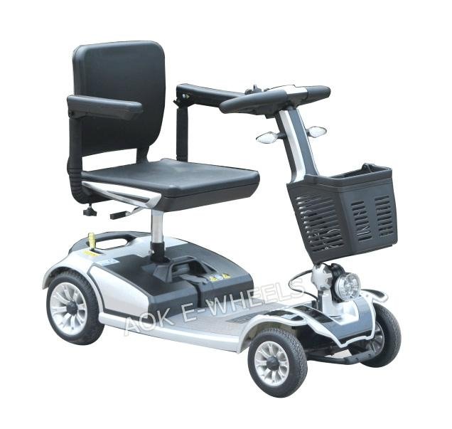 Disabled Electric Mobility Scooter with Electric Magnetic Brakes