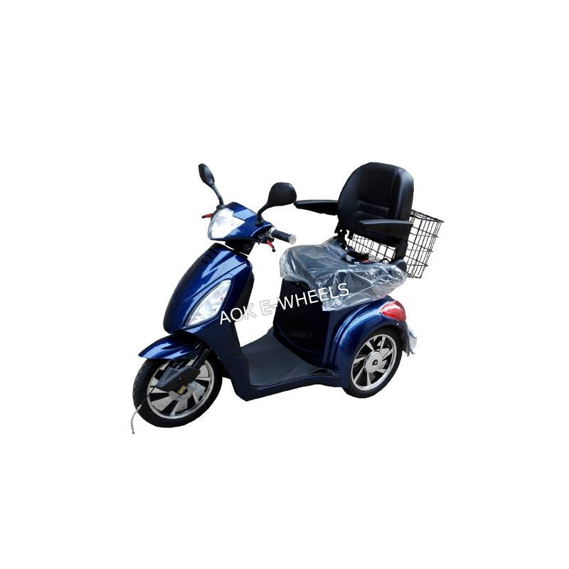 Hot Sale Disabled Electric Mobility Scooter with Deluxed Saddle 2
