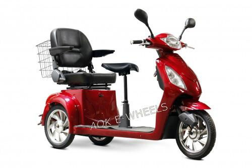500W/800W Motor Electric Mobility Scooter with Seat Belt for Old People 2