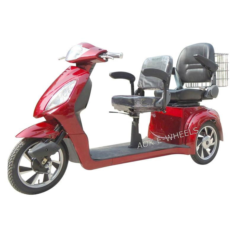 500W/800W Motor Electric Mobility Scooter with Seat Belt for Old People 3