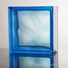 colored glass block