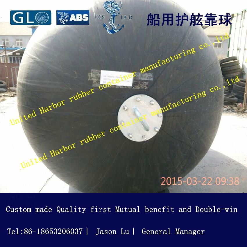 pneumatic rubber fender with Tyre net chain 