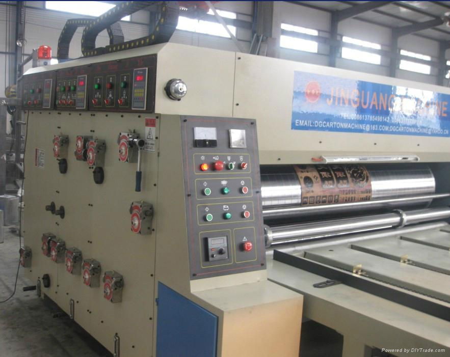  chain feeding  corrugated printer slotter diecutter machine  2