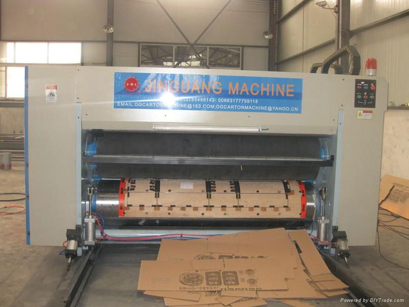  chain feeding  corrugated printer slotter diecutter machine  3