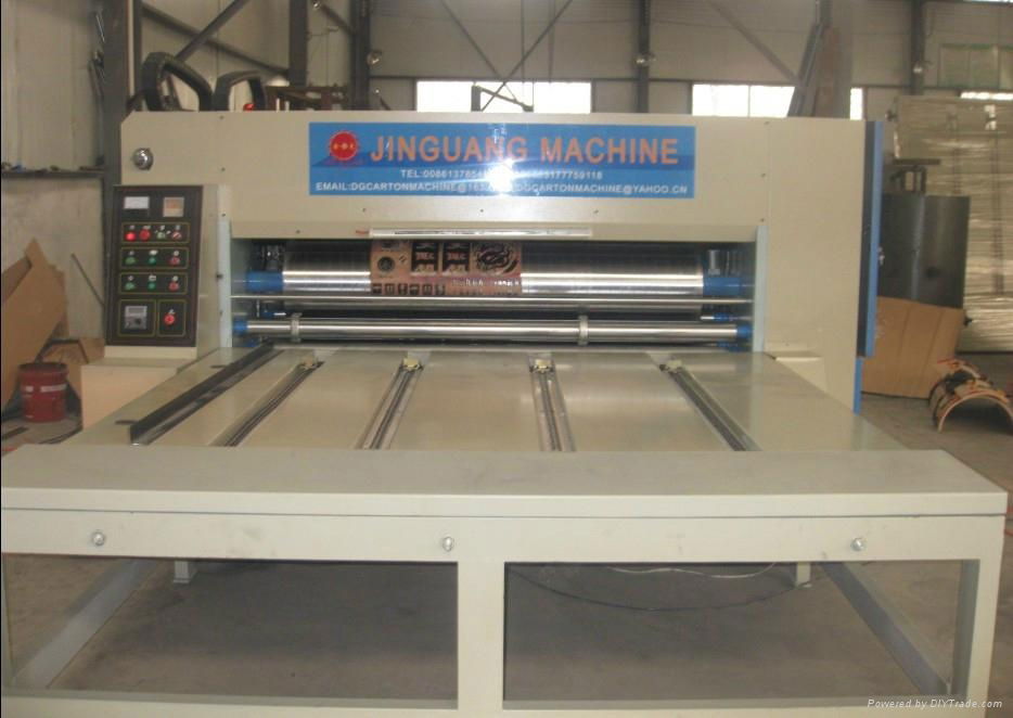  chain feeding  corrugated printer slotter diecutter machine  4