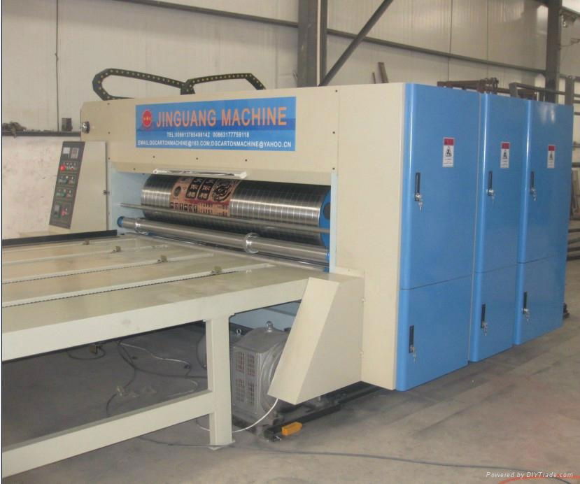  chain feeding  corrugated printer slotter diecutter machine  5