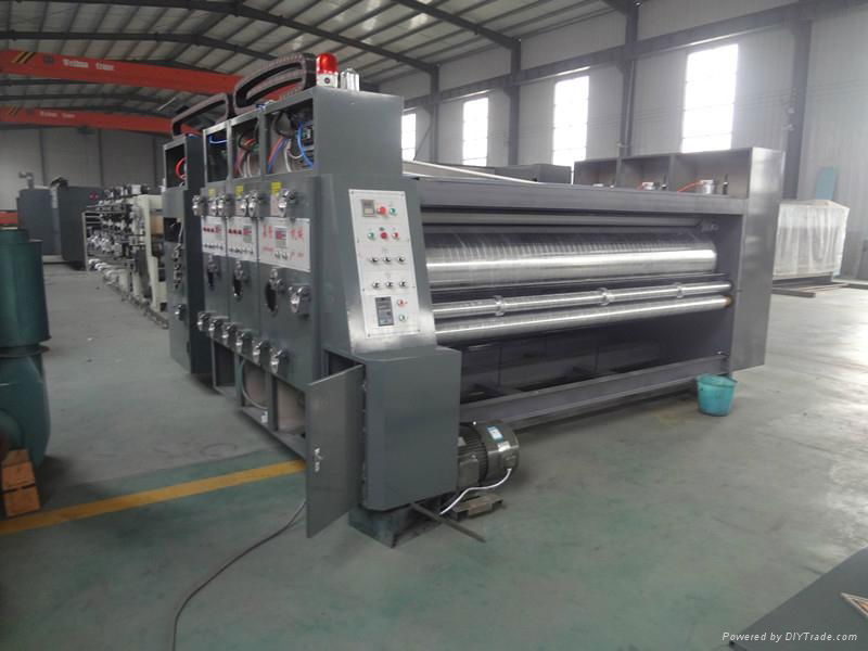 automatic corrugated paperboards flexo ptinter slotter diecutter machine  2