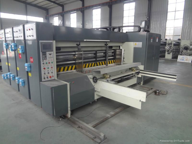 automatic corrugated paperboards flexo ptinter slotter diecutter machine  3