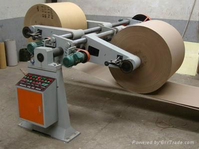 Electric shaftless mill roll paper stand machine 