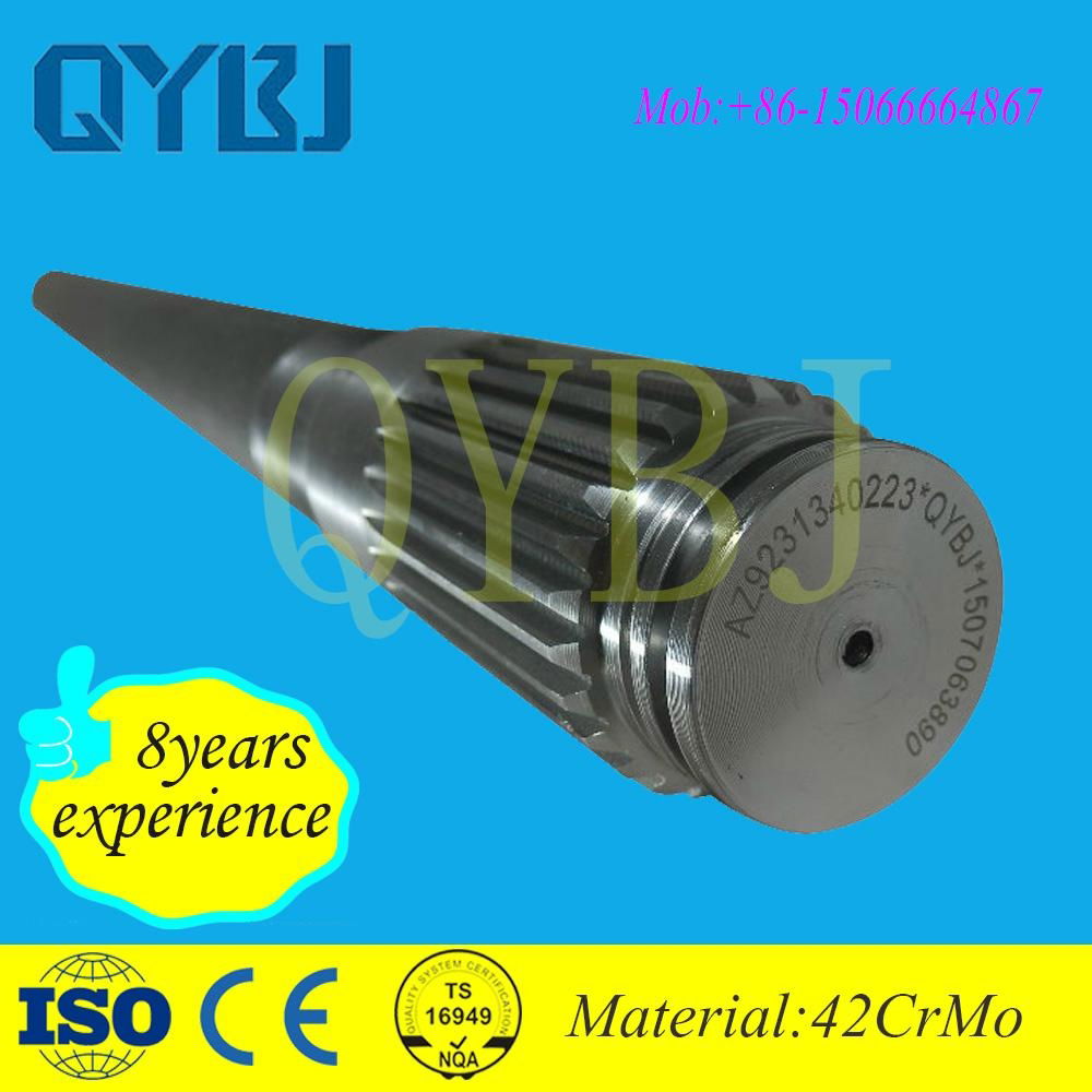high quality heavy duty steel spline shaft by professional manufacturer OEM:AZ92 4