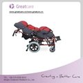 New style manufacturer aluminum electric wheelchair for disabled people in rehab