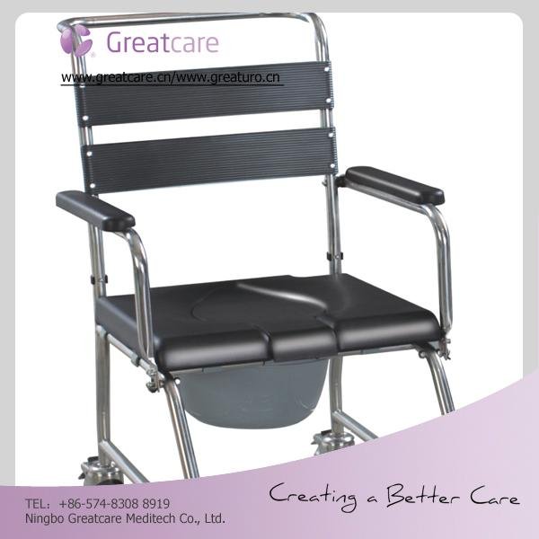 New style manufacturer commode wheelchair for disabled people in rehabilitation 