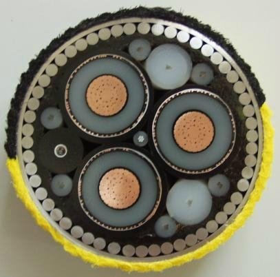 PVC sheathed XLPE insulated high voltage construction underground power cable 5