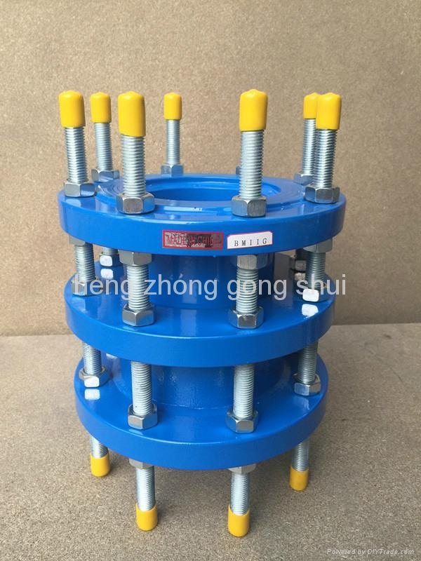 Double flange type metal dismantling joint 2
