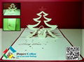 3d Pop Up Christmas Noel Tree Snowman Cards