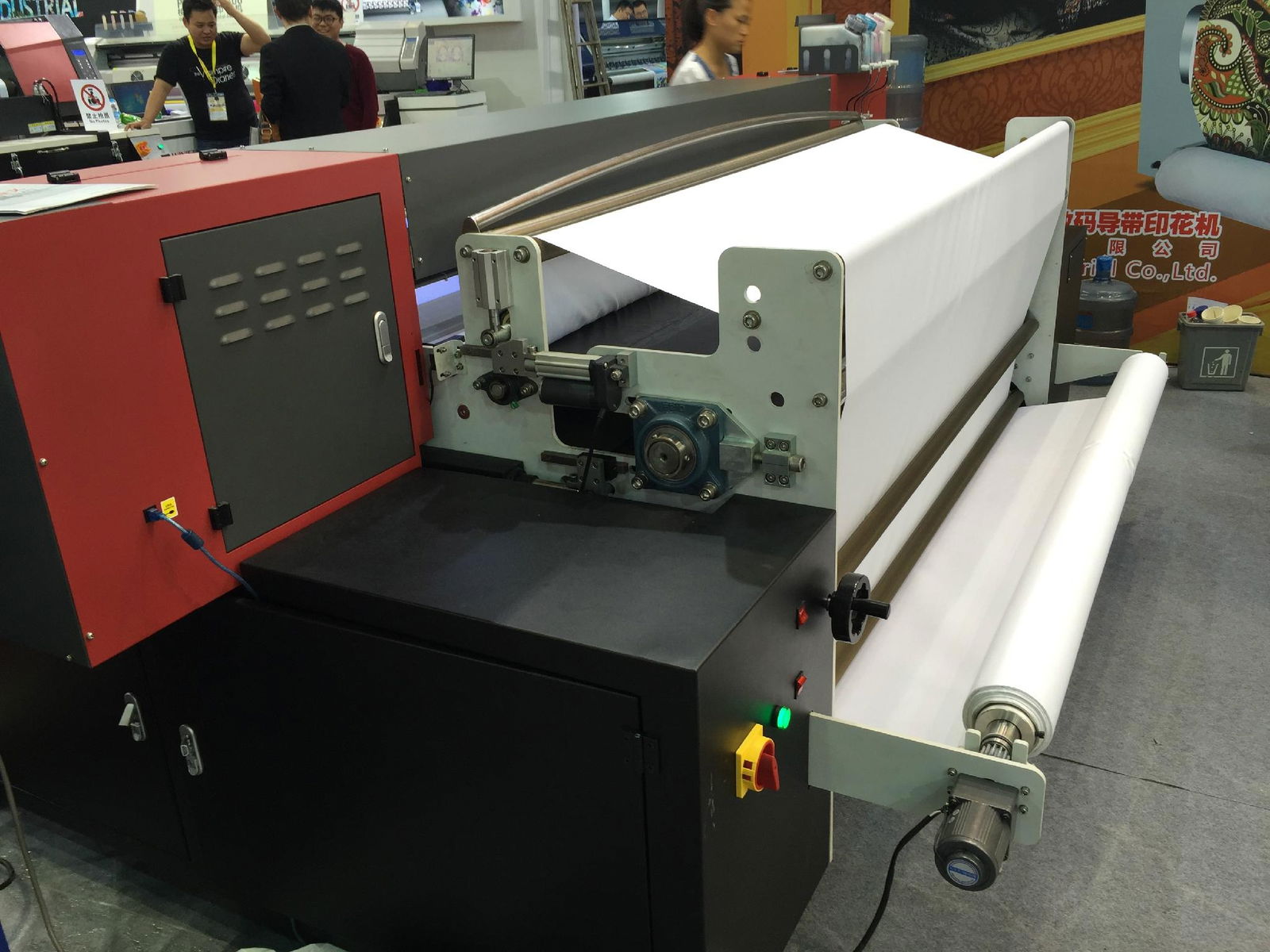 Quality Belt Textile Digital Printer With Two Dx7 Printhead 2