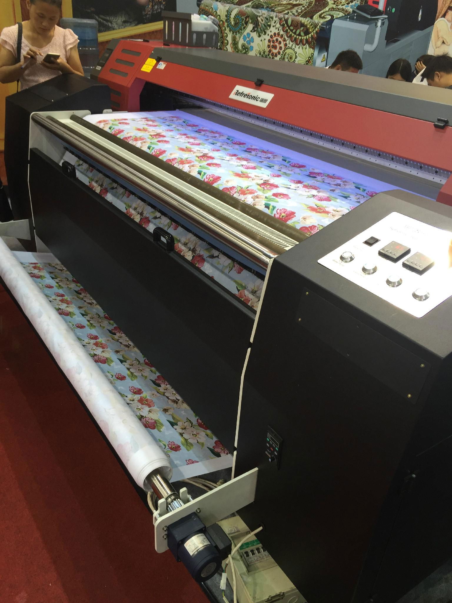 Quality Belt Textile Digital Printer With Two Dx7 Printhead 4