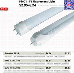 T8 LED fluorescent lamp