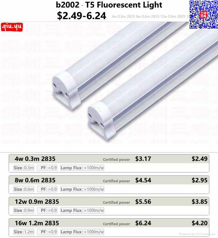 T5 LED fluorescent lamp 16W