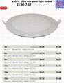 Ultra thin panel light Round 15W 1