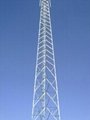45meters telecommunication lattice steel tower 1