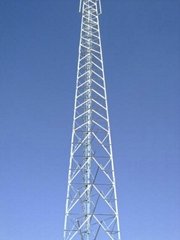 45meters telecommunication lattice steel tower