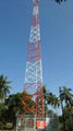 50meters Self Supporting Lattice Tower Communication Steel Tower