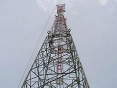 30meters telecommunication lattice tower 