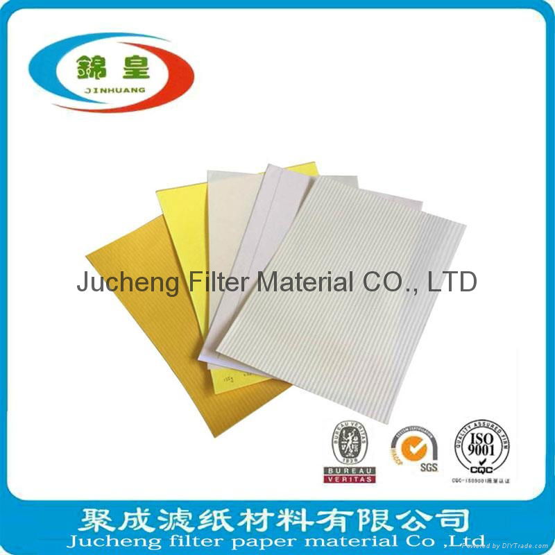 wood pulp and corrugated filter paper
