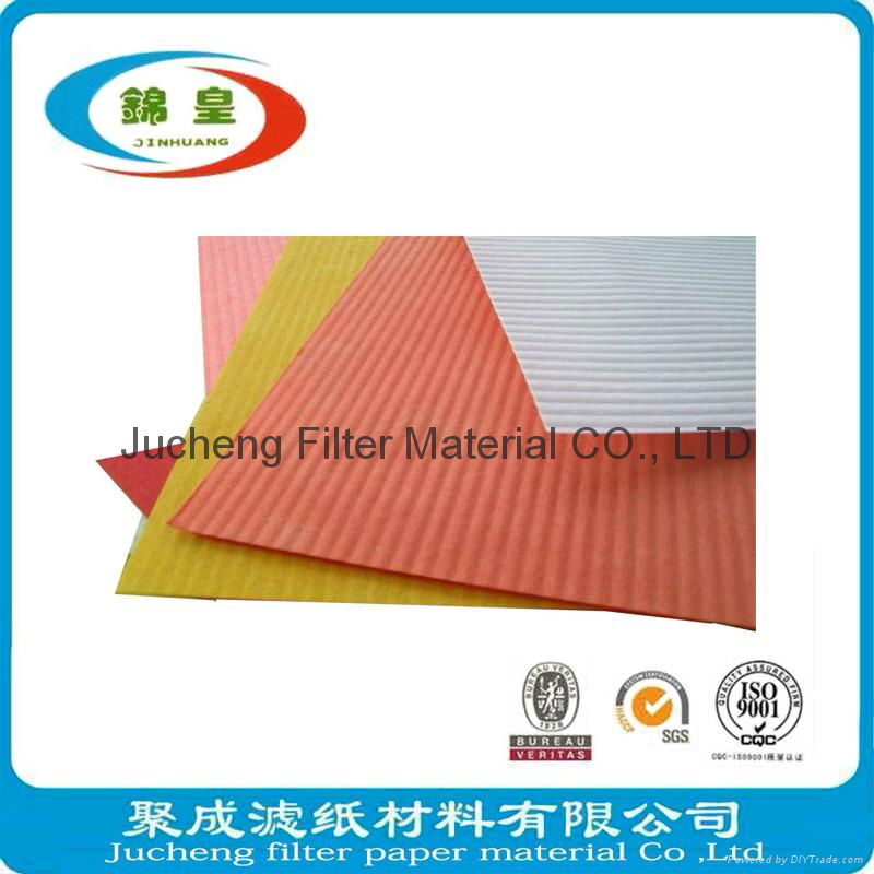 wood pulp and corrugated filter paper 4