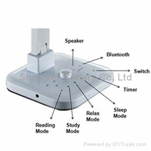 Integral Bluetooth Speaker Smart LED Table Lamp 3