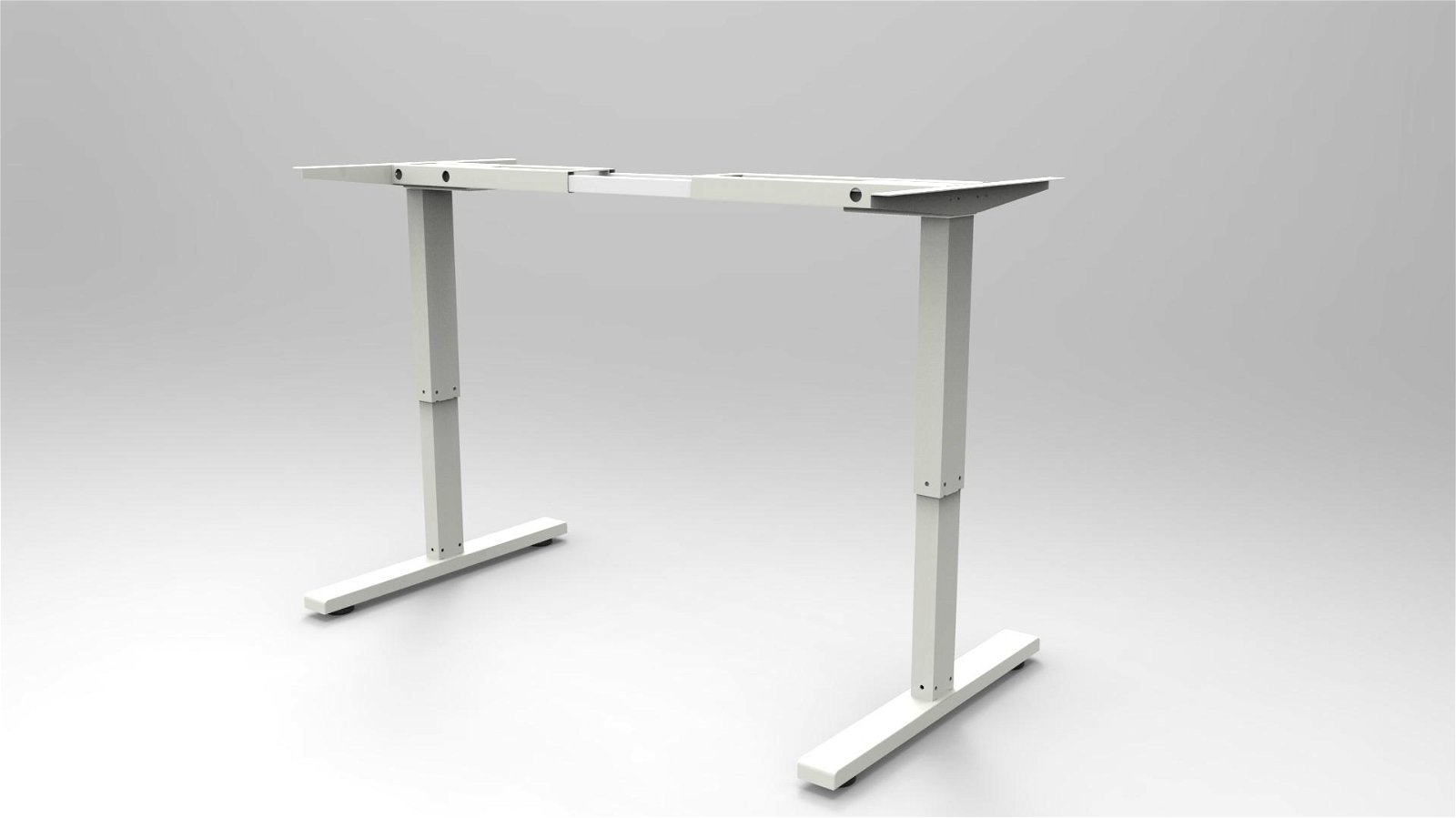 Two Motor Electric Adjustable Desk With Two Lifting Column Bxys