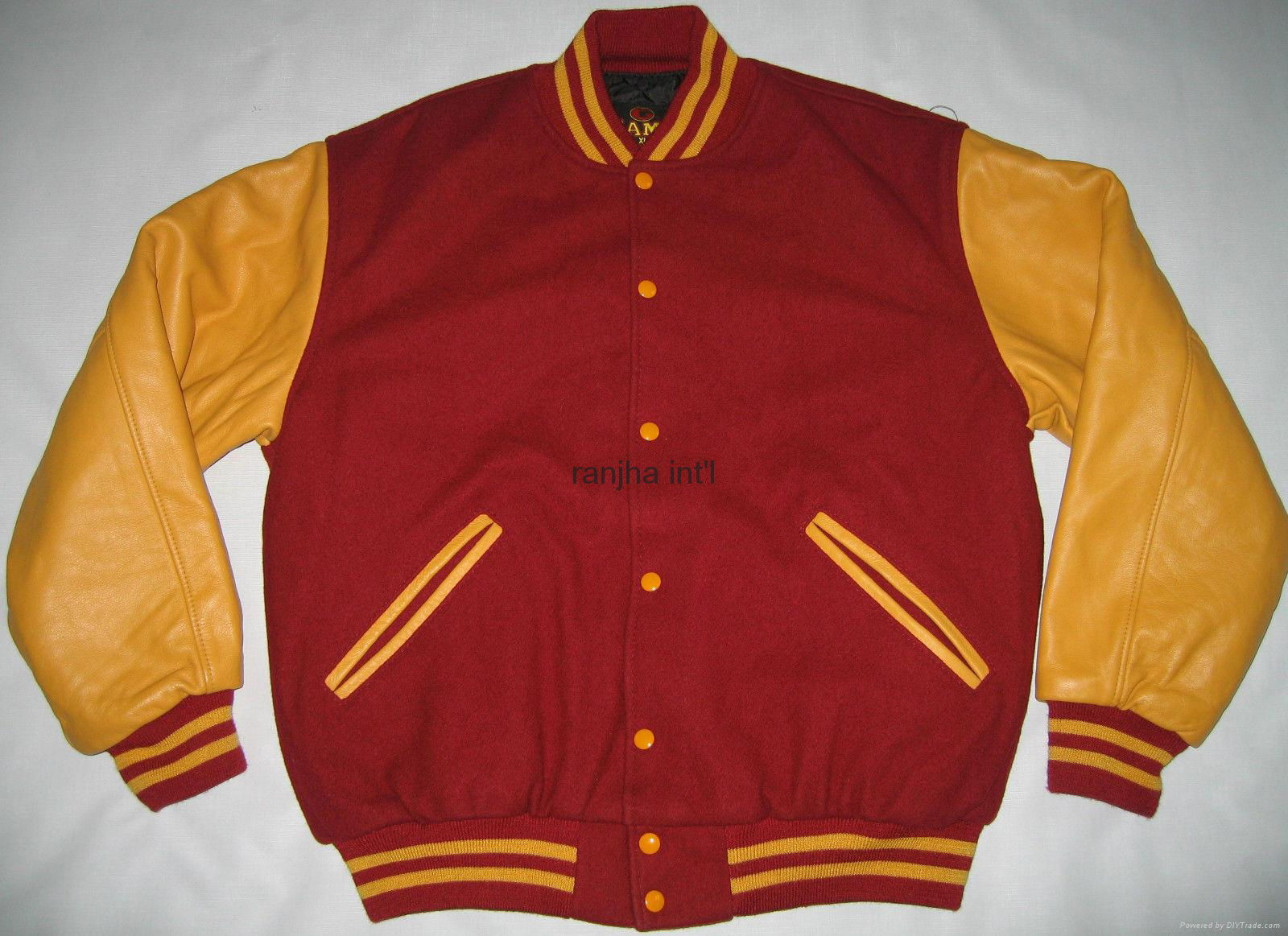 Varsity jacket (Pakistan Manufacturer) Leather Leather Materials Products DIYTrade China