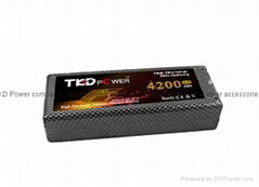 3S 4200mAh 45C 11.1V  hard case lipo