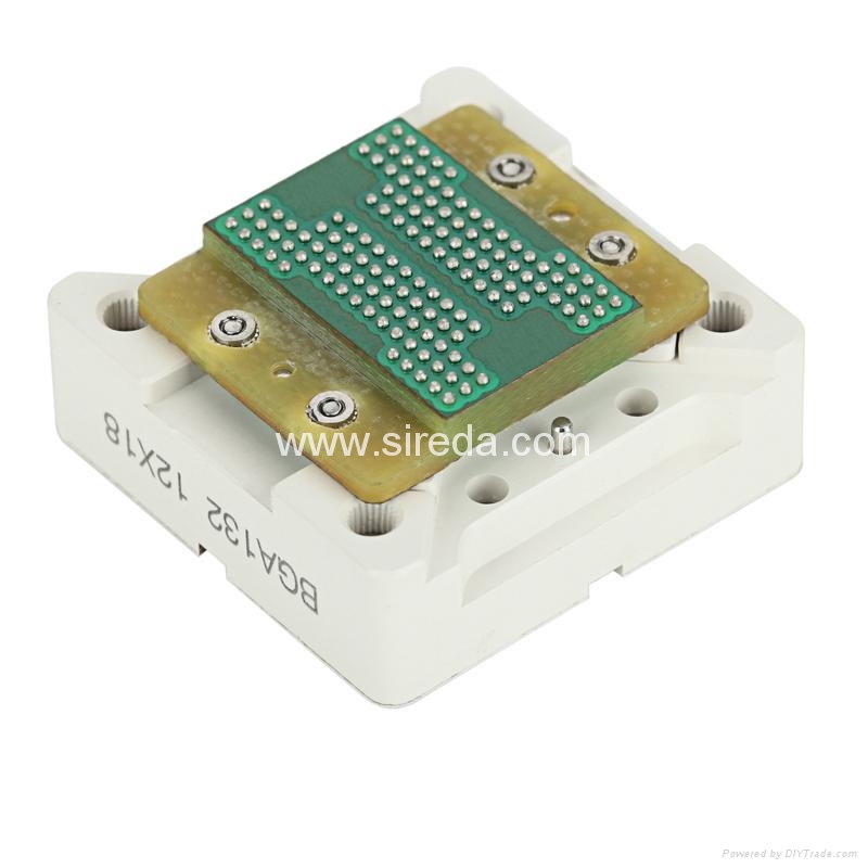 BGA132 Socket F Solution_12X18mm_Premium IC Test Socket 7020000220