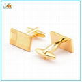 2015 Fashion Wedding Decoration Replica Gold Plated Cufflinks