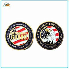 Top Quality Popular Cheap Custom USA Flag Military Challenge Coins