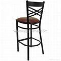 restaurant metal barstool bar furniture bar chair 2