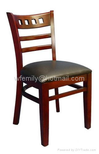 Restaurant beech wood chair wooden chair 4