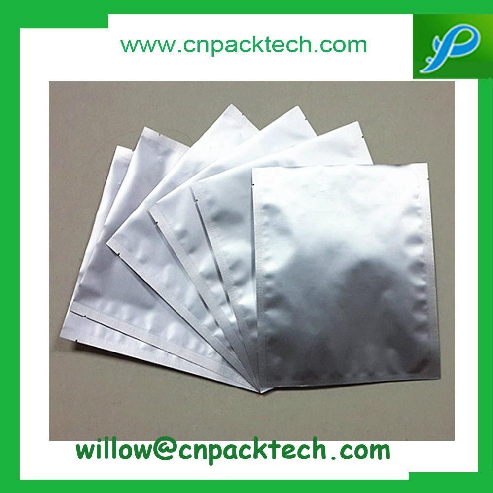 silver custom print moisture barrier bags 