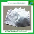 silver custom print moisture barrier bags 